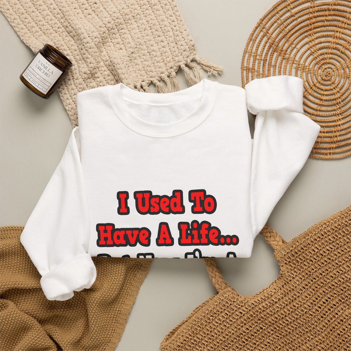 I Used to Have a Life...Cardiologist - Unisex Heavy Blend™ Crewneck Sweatshirt