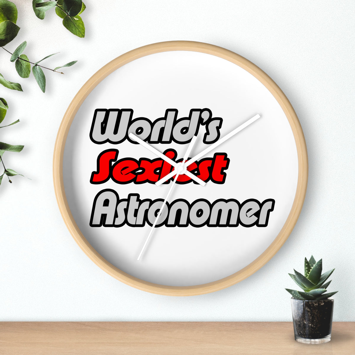 World's Sexiest Astronomer - Wall Clock