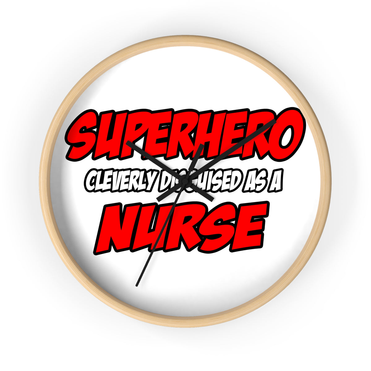 Superhero...Nurse - Wall Clock