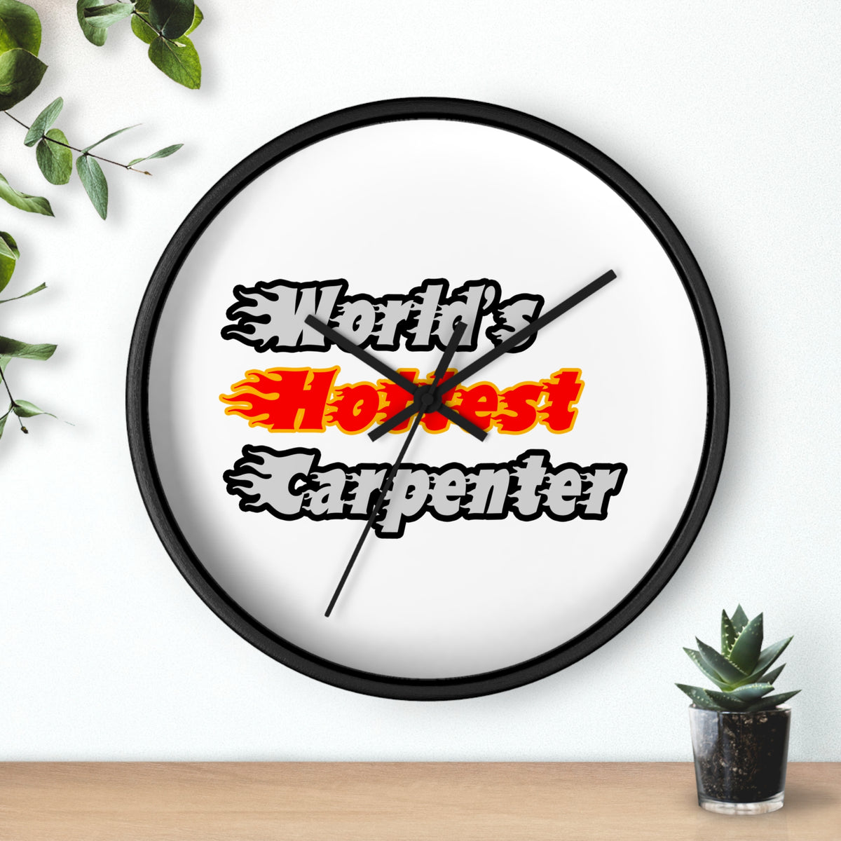 World's Hottest Carpenter - Wall Clock