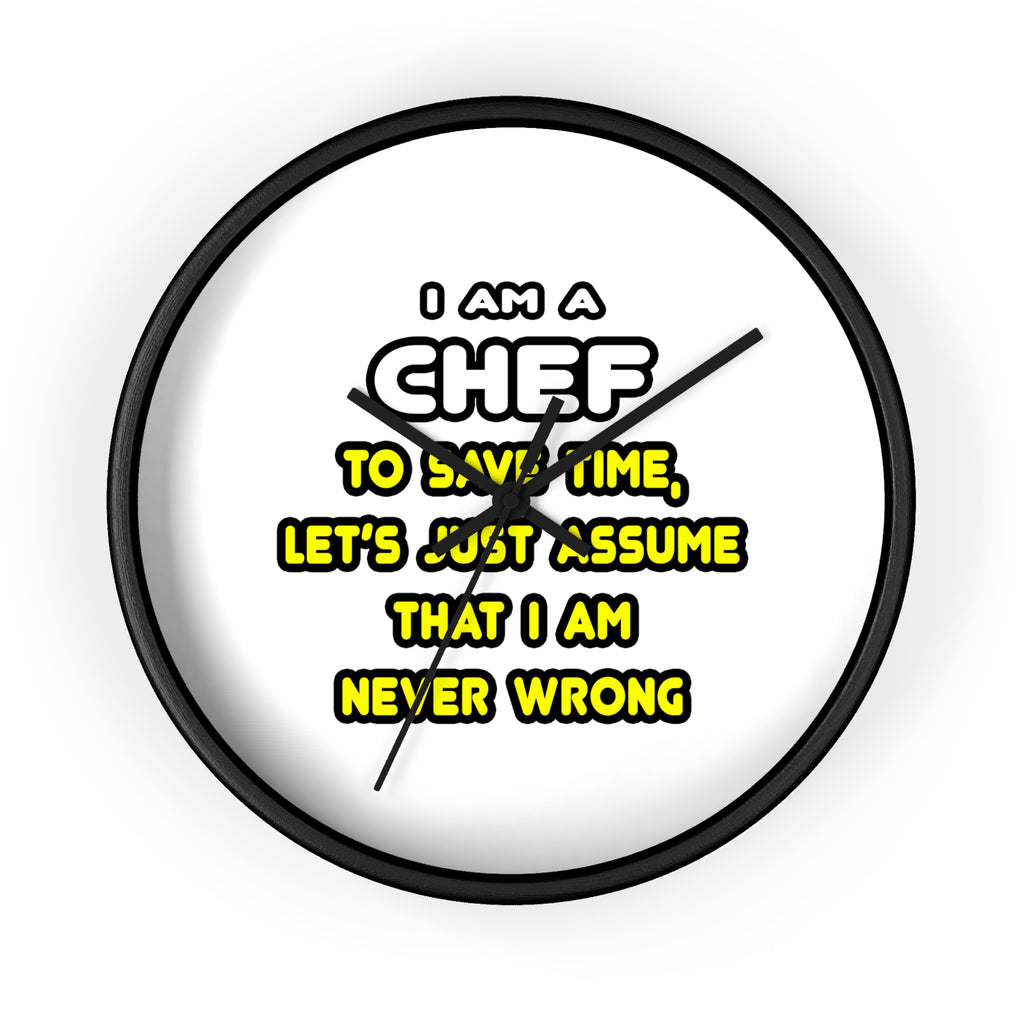 Funny Chef T Shirts and Gifts - Wall Clock