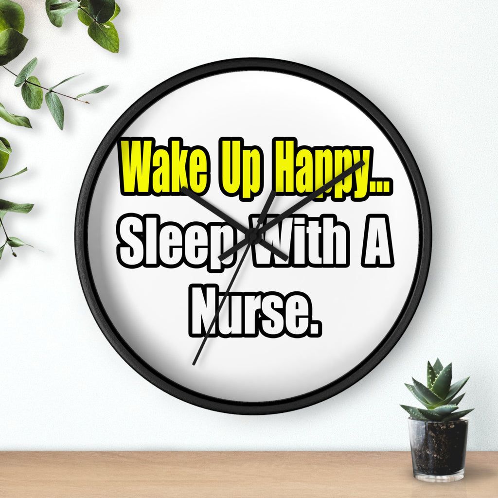 Sleep With a Nurse - Wall Clock