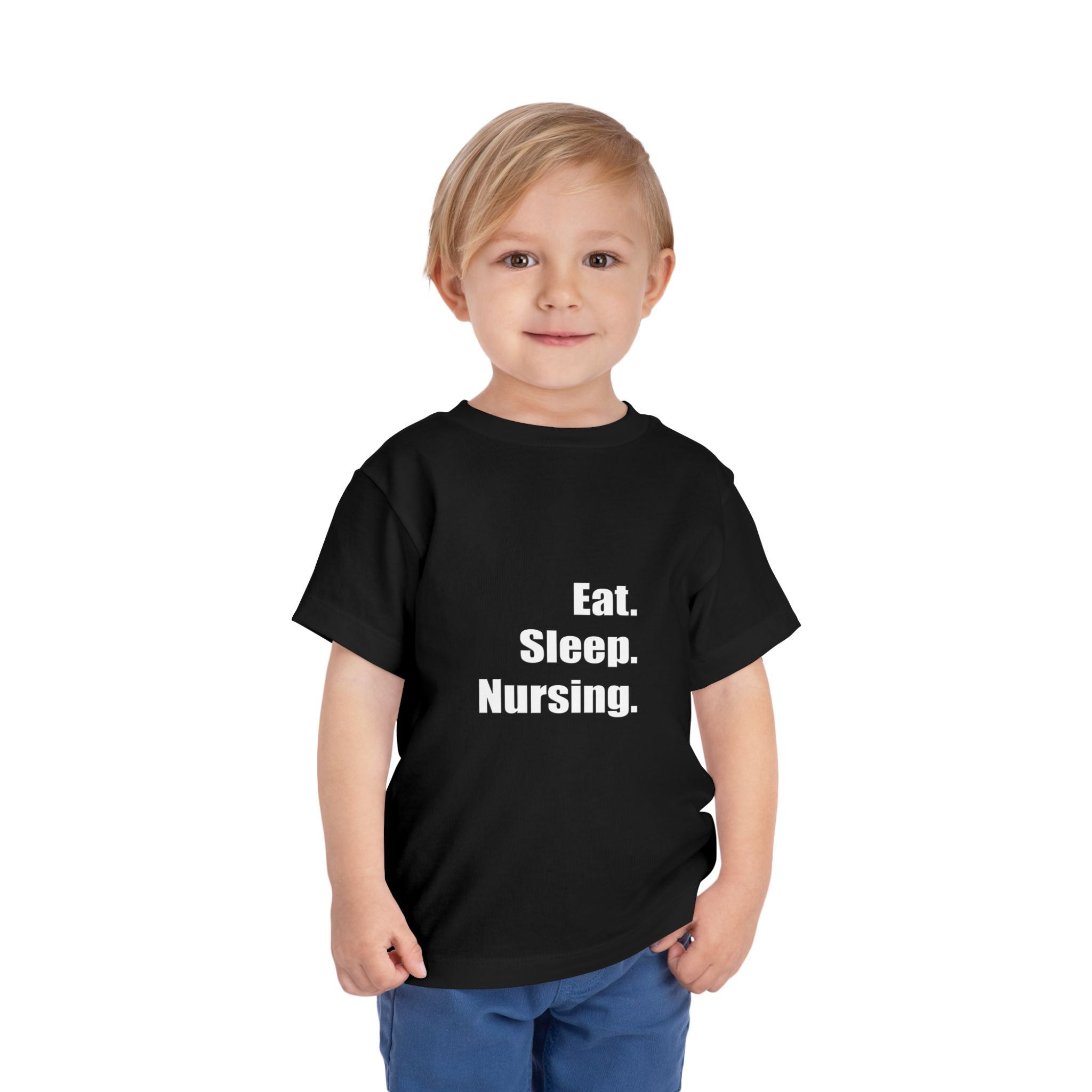 Eat. Sleep. Nursing. - Toddler Short Sleeve Tee