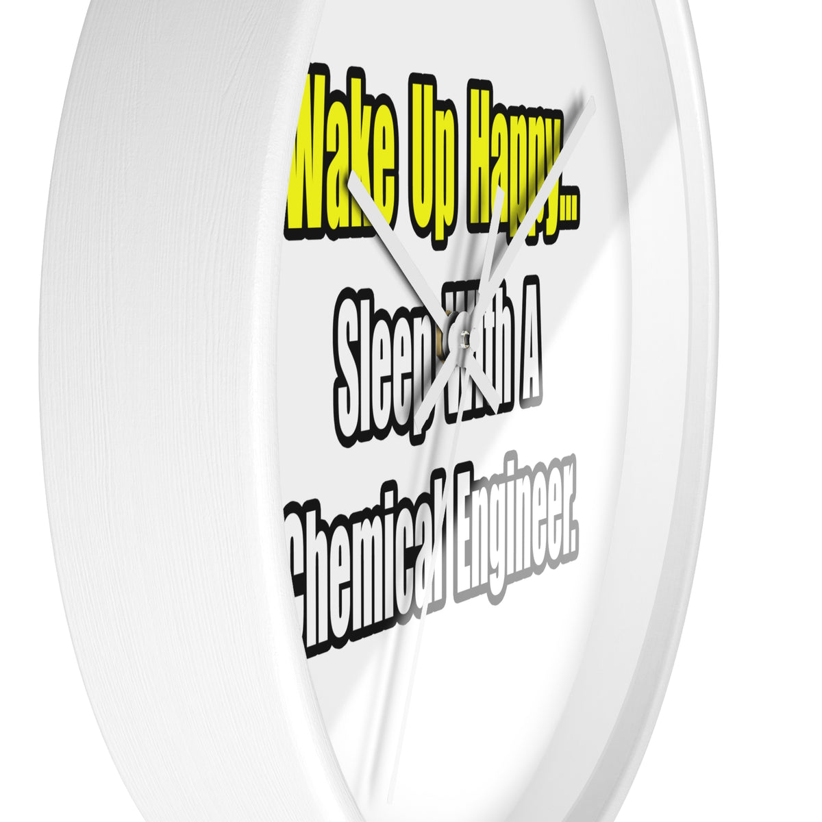 Sleep With a Chemical Engineer - Wall Clock