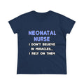 Miracles and Neonatal Nurses - Women's Midweight Cotton Tee