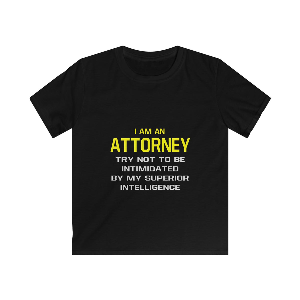 Attorney...Superior Intelligence - Kids Softstyle Tee