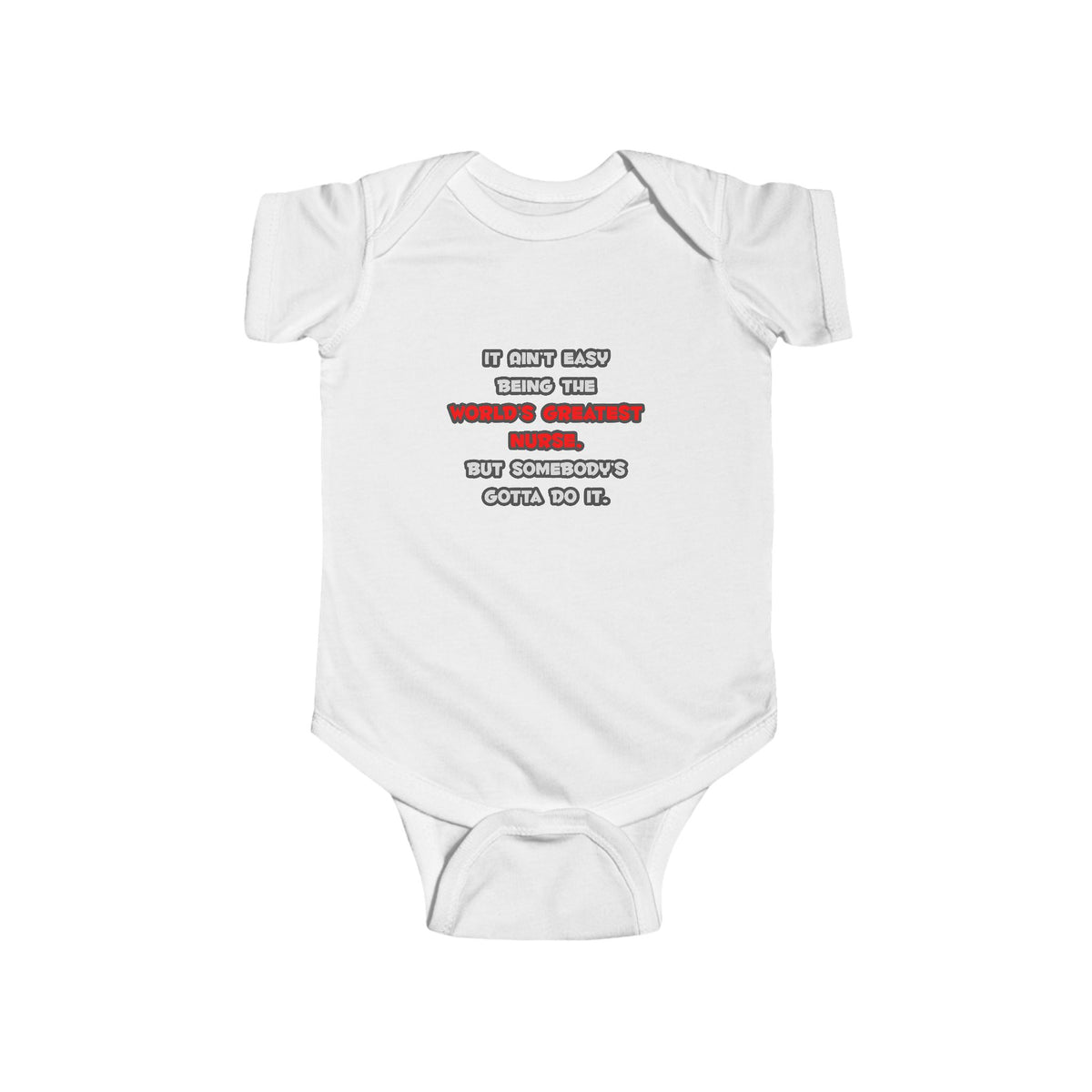 World's Greatest Nurse Joke - Infant Fine Jersey Bodysuit