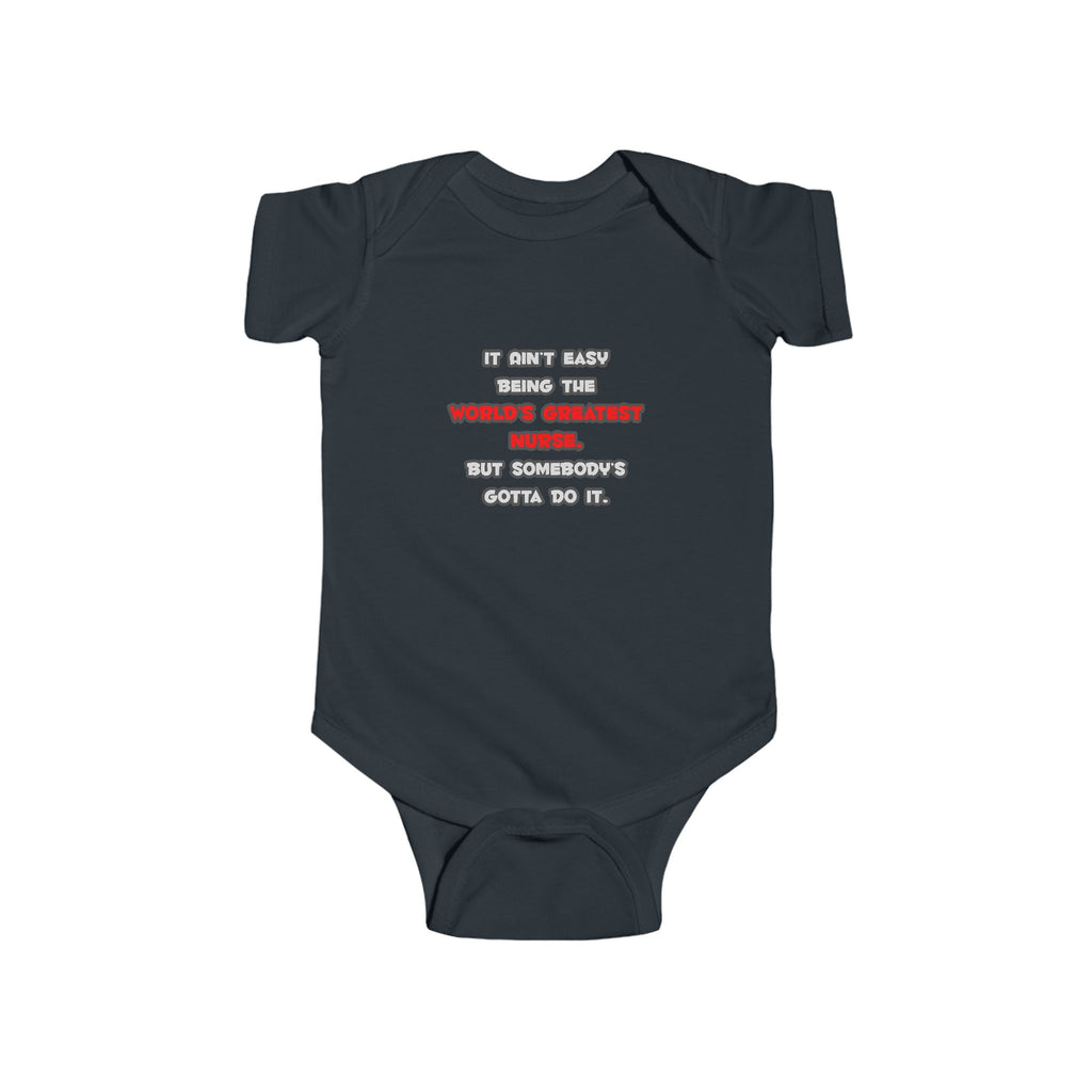 World's Greatest Nurse Joke - Infant Fine Jersey Bodysuit