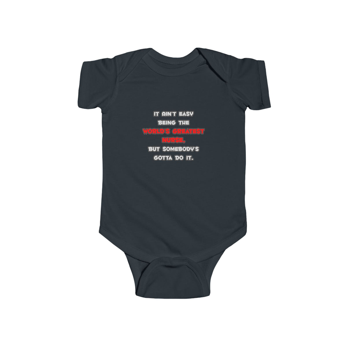 World's Greatest Nurse Joke - Infant Fine Jersey Bodysuit