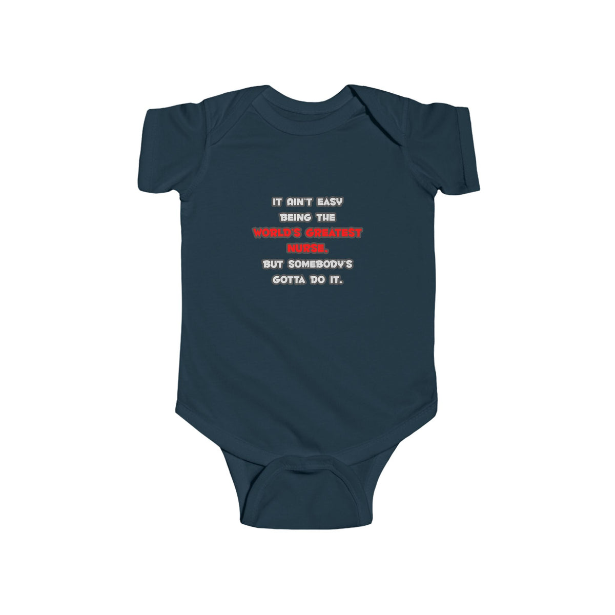 World's Greatest Nurse Joke - Infant Fine Jersey Bodysuit