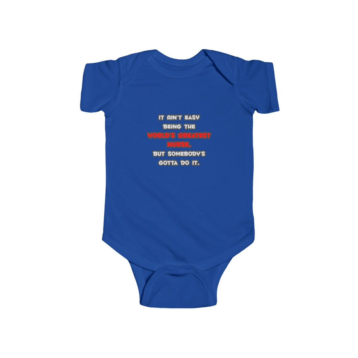World's Greatest Nurse Joke - Infant Fine Jersey Bodysuit
