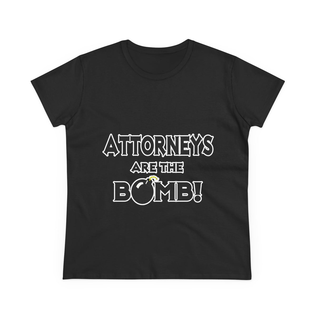 Attorneys Are The Bomb! - Women's Midweight Cotton Tee
