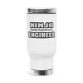 Ninja Cleverly Disguised As An Engineer - Stainless Steel Travel Mug with Handle, 14oz