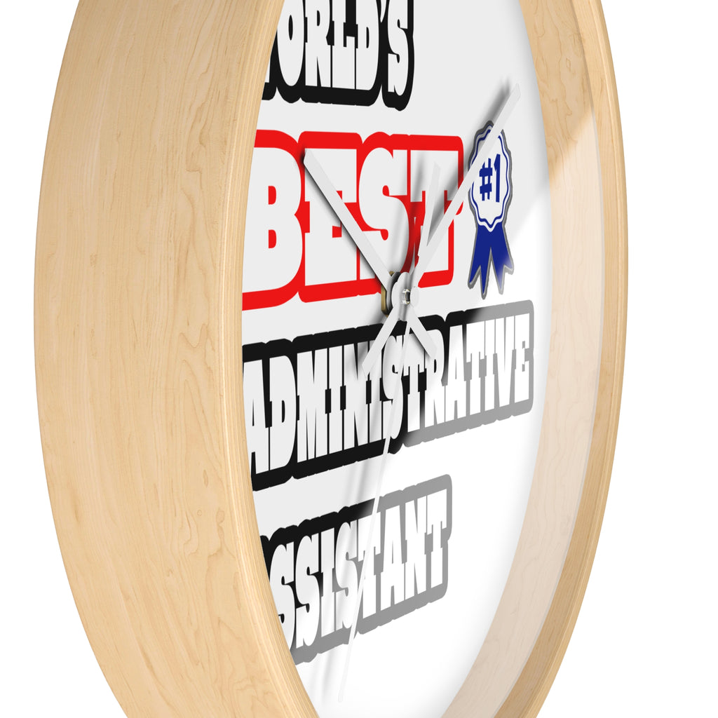 World's Best Administrative Assistant - Wall Clock