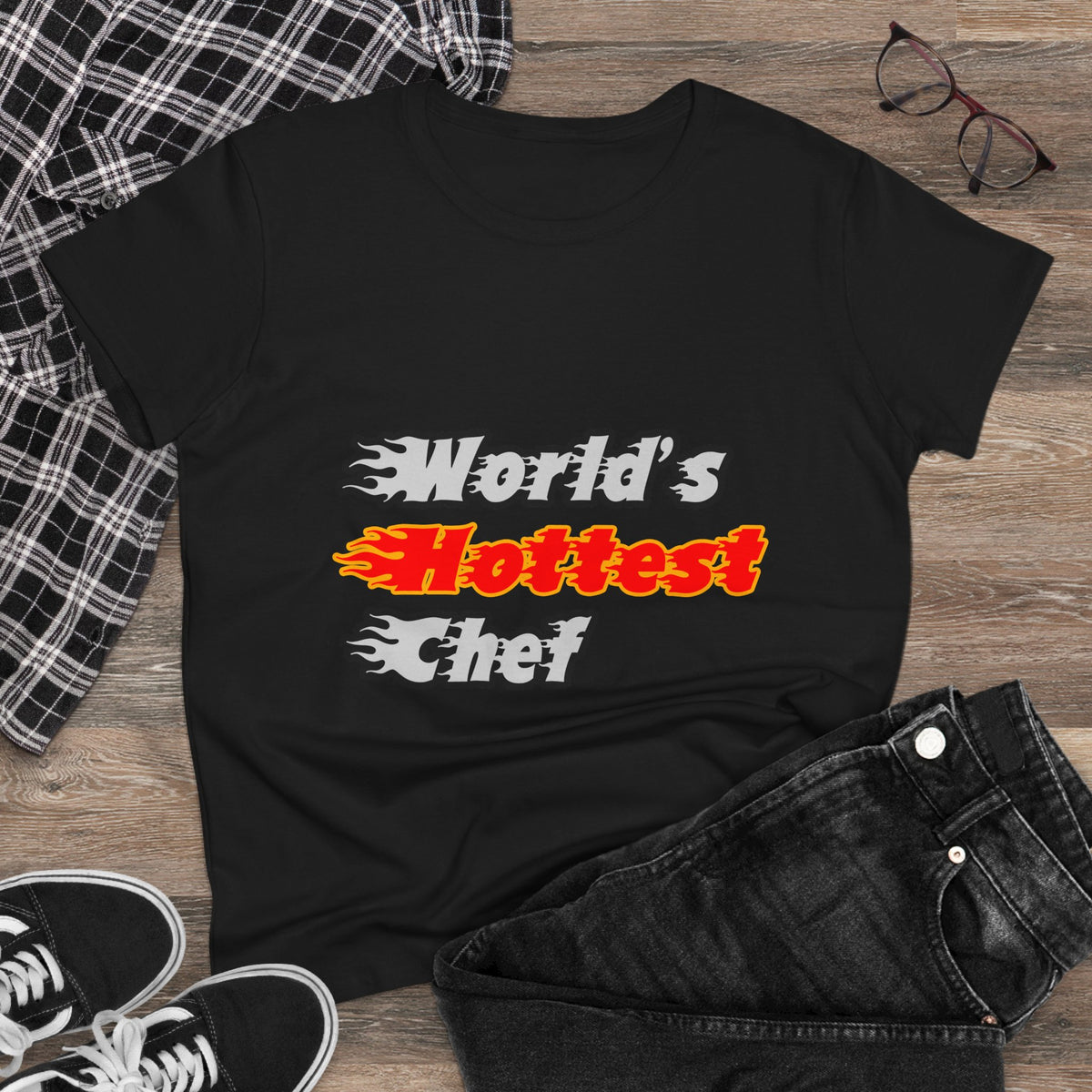 World's Hottest Chef - Women's Midweight Cotton Tee
