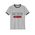Half Dermatologist ... Half Superhero - Unisex Cotton Ringer T-Shirt