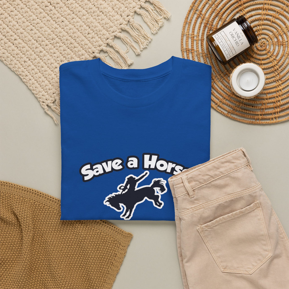 Save a Horse, Ride a Cardiovascular Tech - Unisex Heavy Cotton Tee