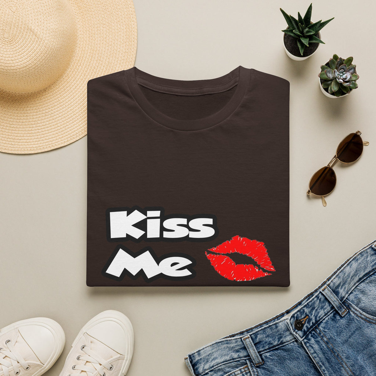 Kiss Me...I Am A Teacher - Unisex Softstyle T-Shirt
