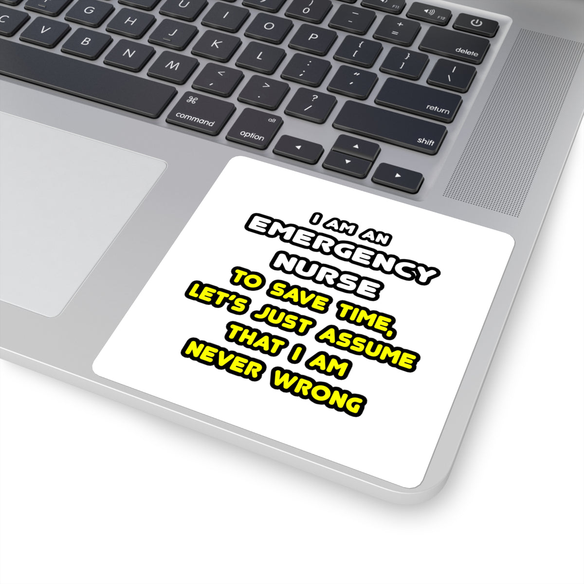 Funny Emergency Nurse T Shirts and Gifts - Square Stickers