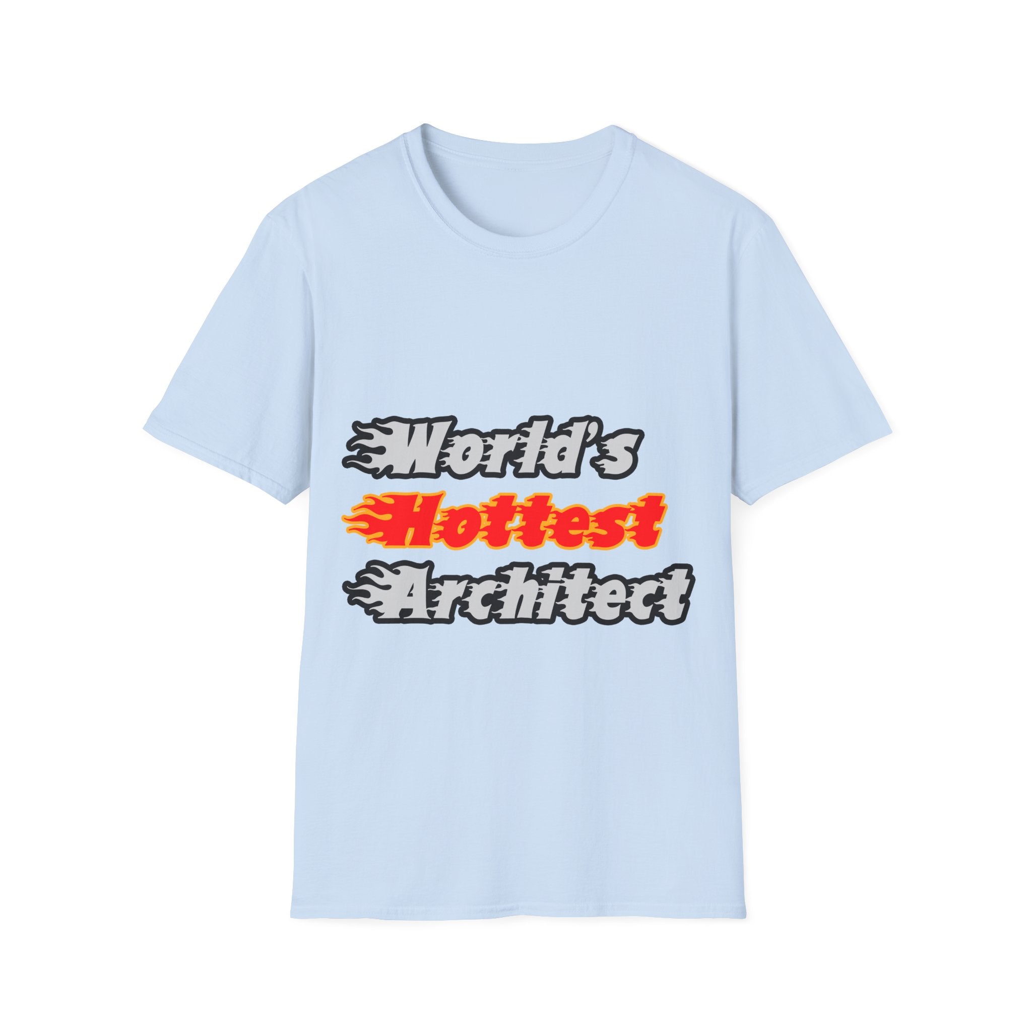 World's Hottest Architect - Unisex Softstyle T-Shirt