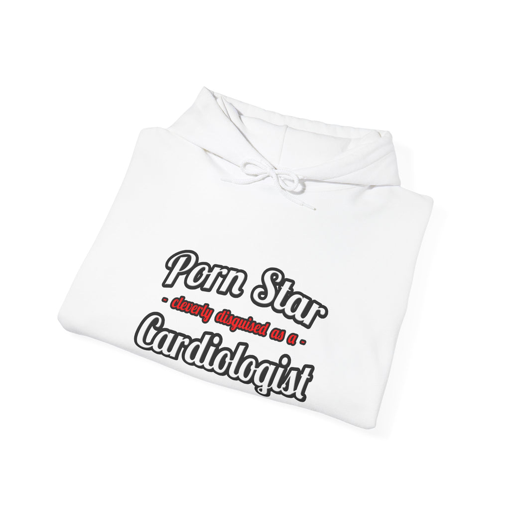 Porn Star...Cardiologist (2) - Unisex Heavy Blend™ Hooded Sweatshirt