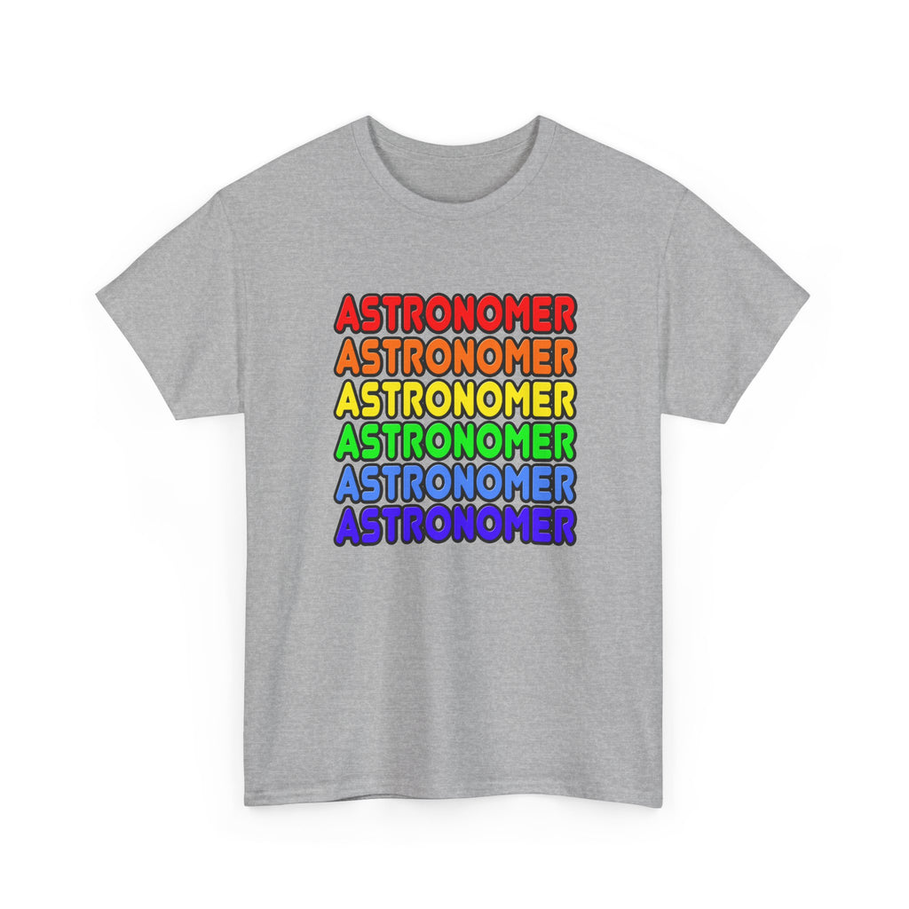 Rainbow Astronomer - Unisex Heavy Cotton Tee
