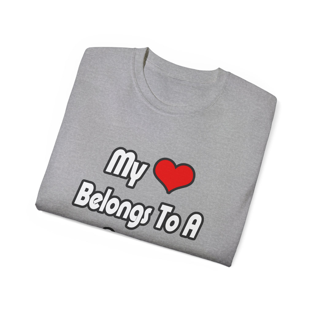 My Heart Belongs To A Doctor - Unisex Ultra Cotton Tee