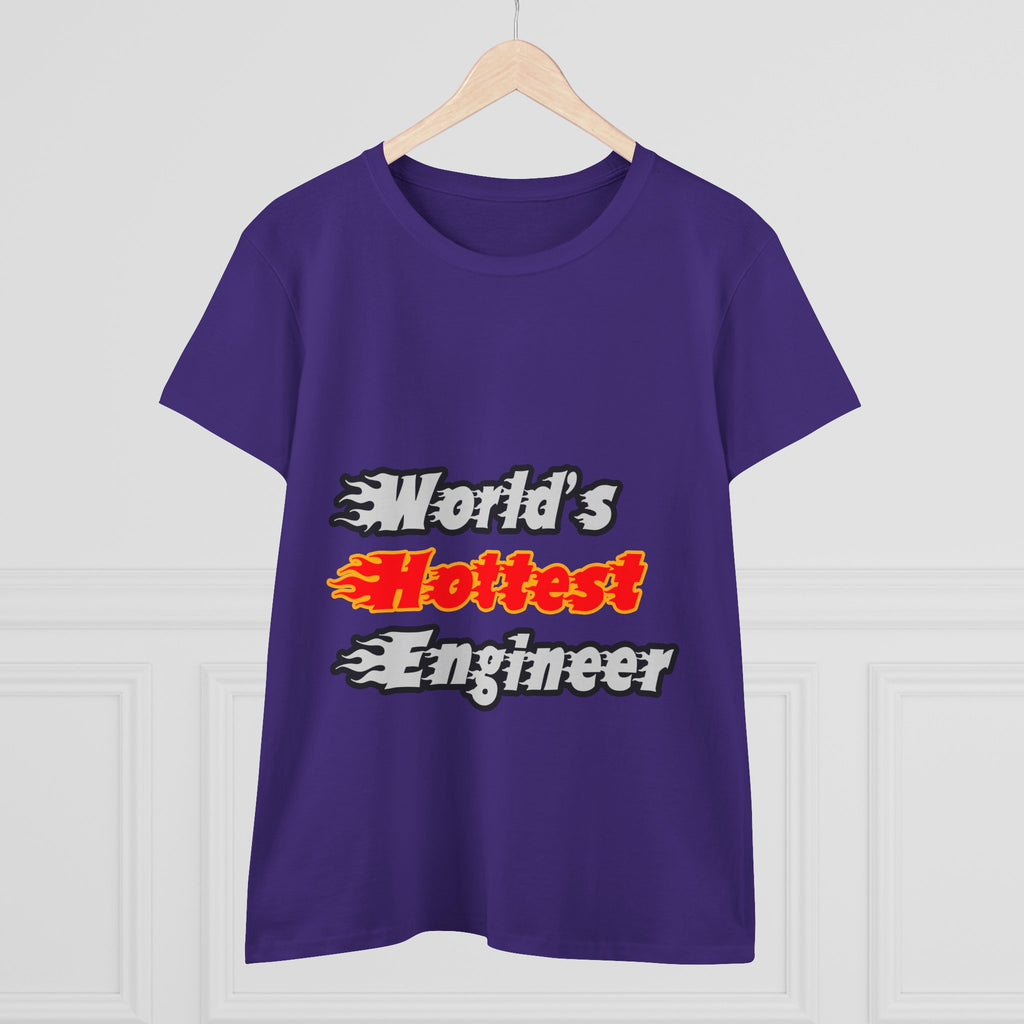 World's Hottest Engineer - Women's Midweight Cotton Tee