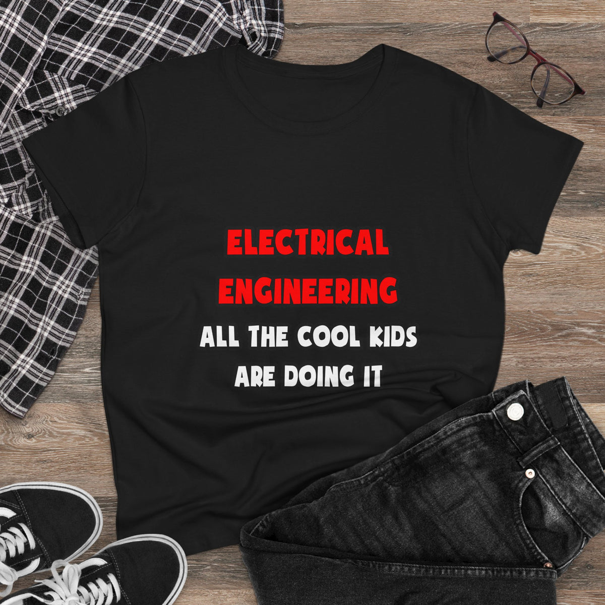 Funny Electrical Engineer Shirts and Gifts - Women's Midweight Cotton Tee
