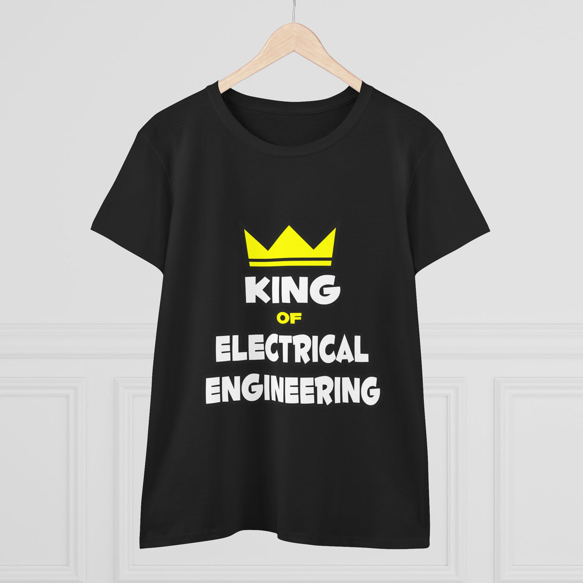 King of Electrical Engineering - Women's Midweight Cotton Tee