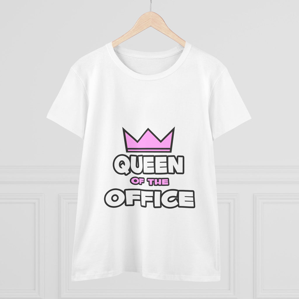 Queen of the Office - Women's Midweight Cotton Tee