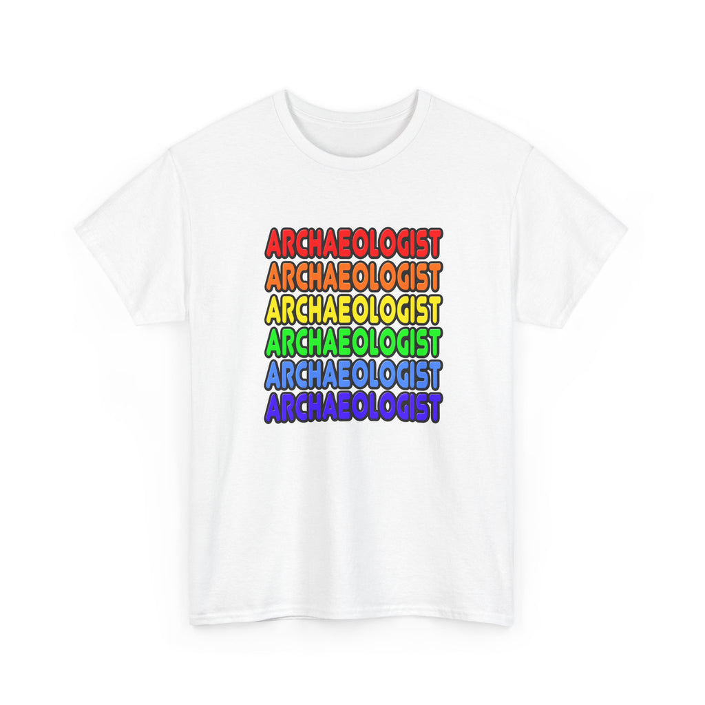 Rainbow Archaeologist - Unisex Heavy Cotton Tee