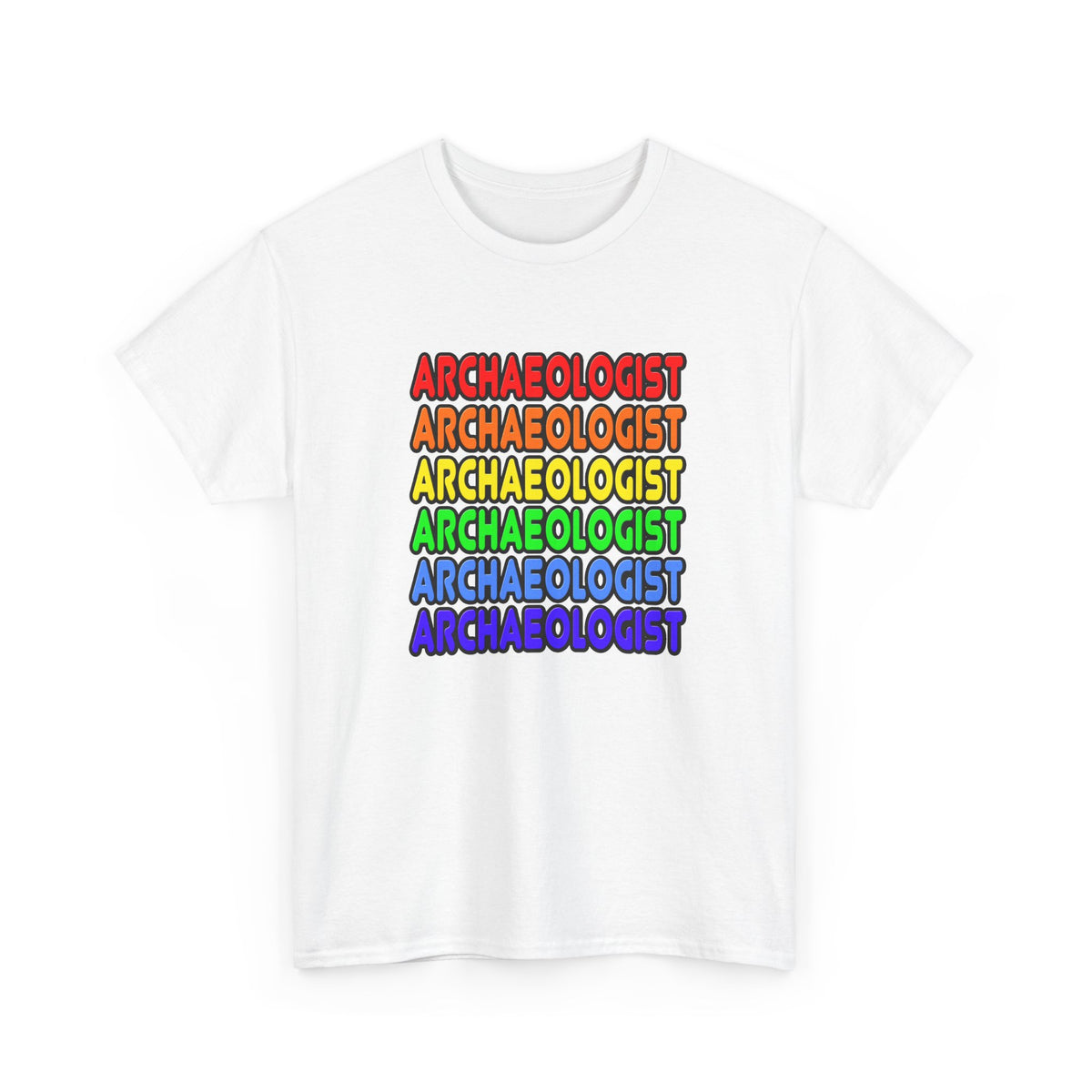 Rainbow Archaeologist - Unisex Heavy Cotton Tee