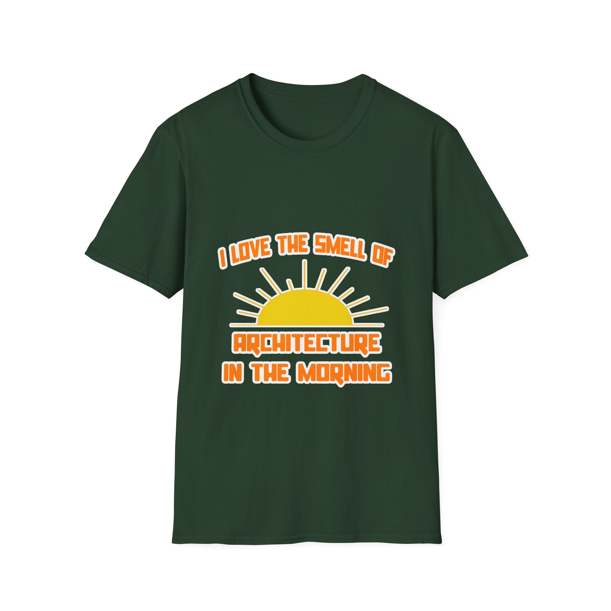 Smell of Architecture in the Morning - Unisex Softstyle T-Shirt