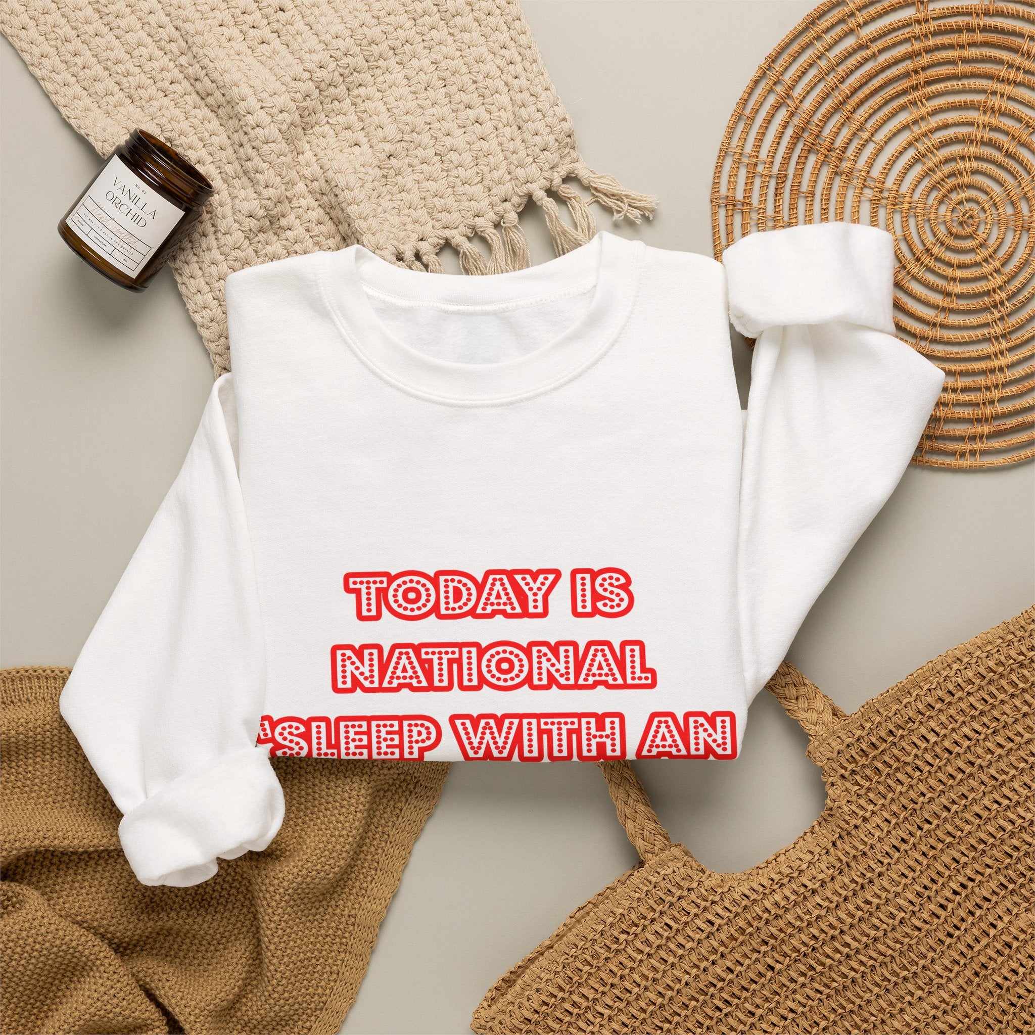 National 'Sleep With an Air Traffic Controller' Day - Unisex Heavy Blend™ Crewneck Sweatshirt
