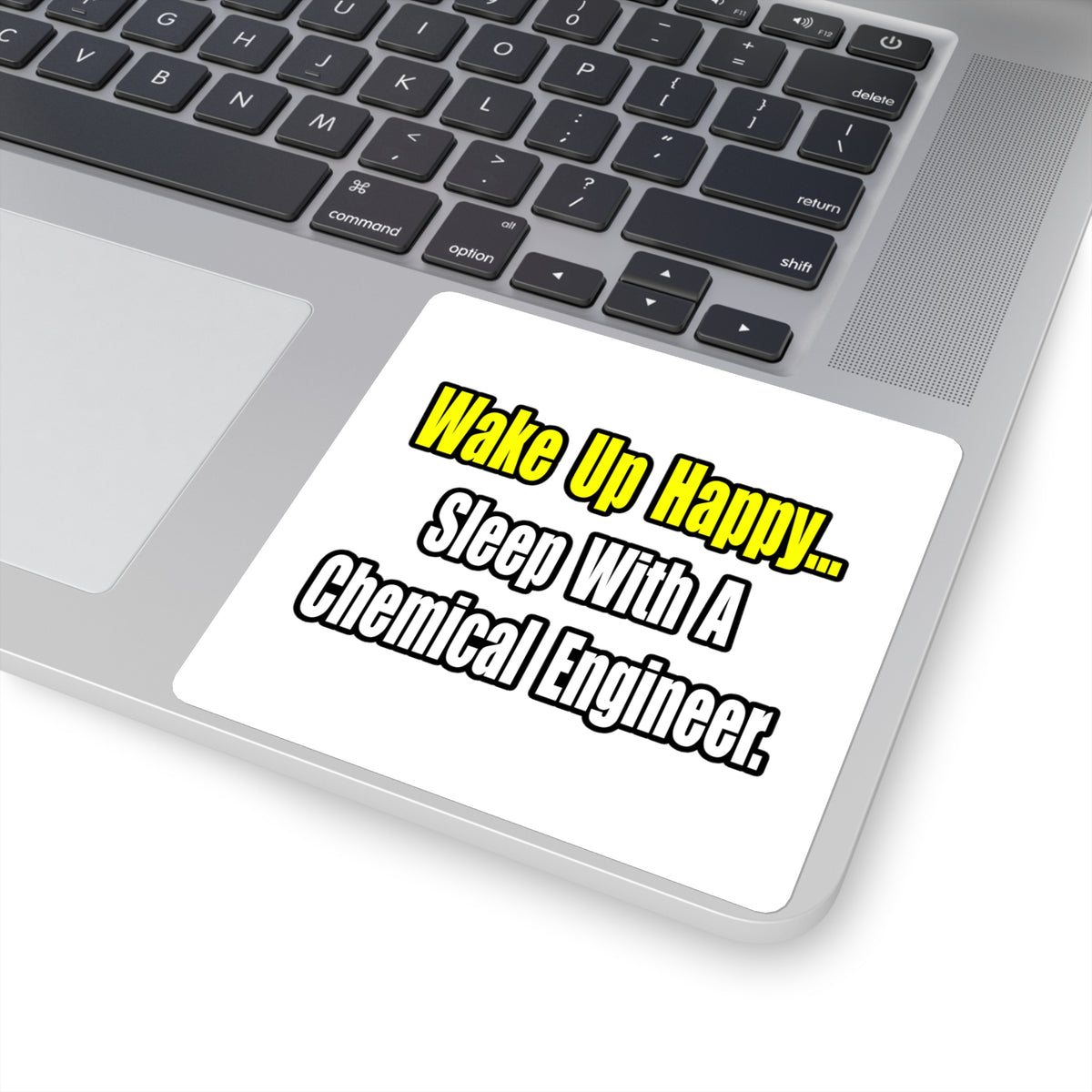 Sleep With a Chemical Engineer - Square Stickers