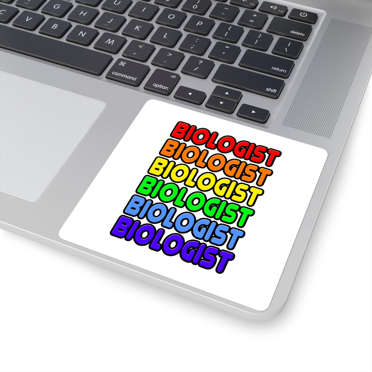 Rainbow Biologist - Square Stickers