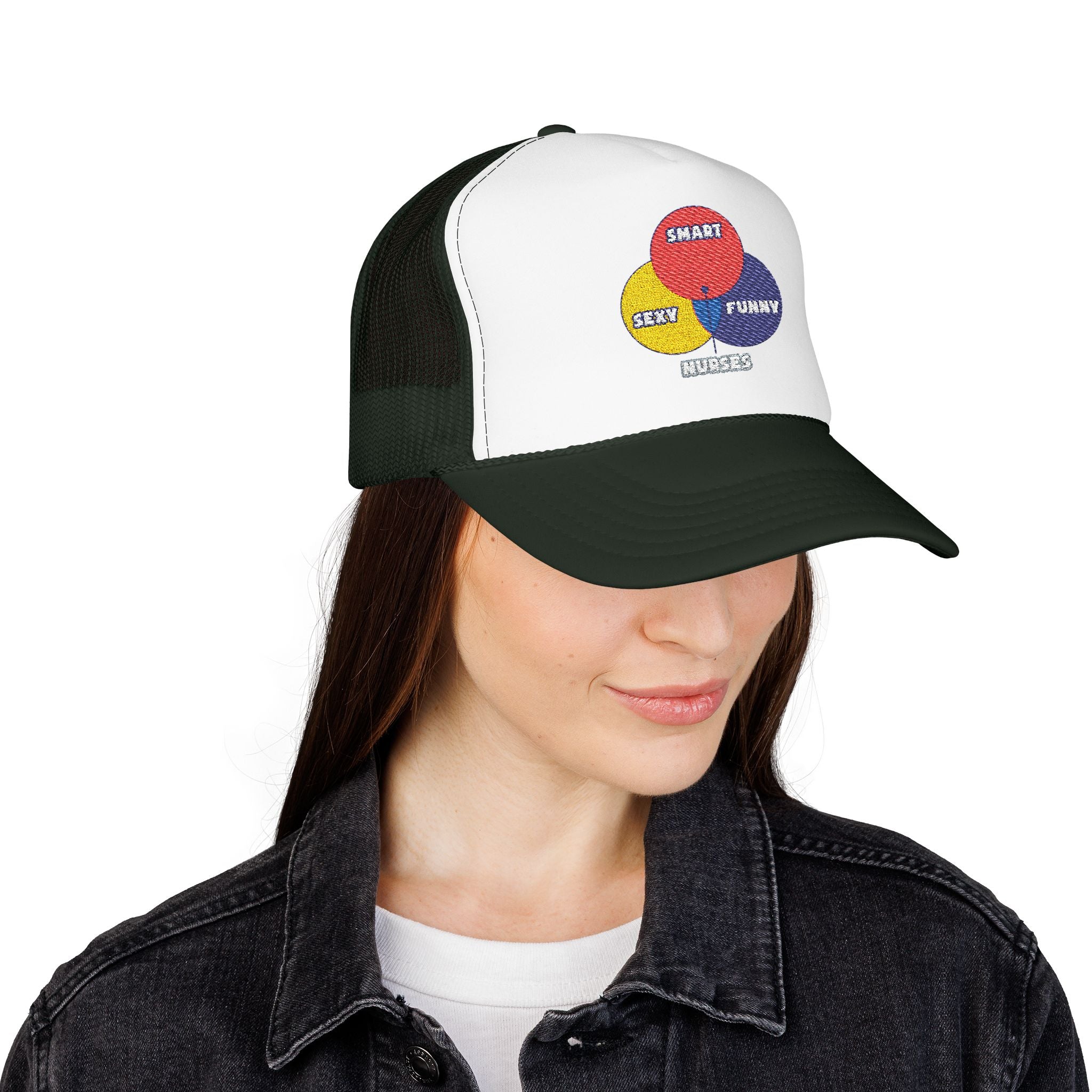 Venn Diagram .. Nurses - Foam Trucker Hat