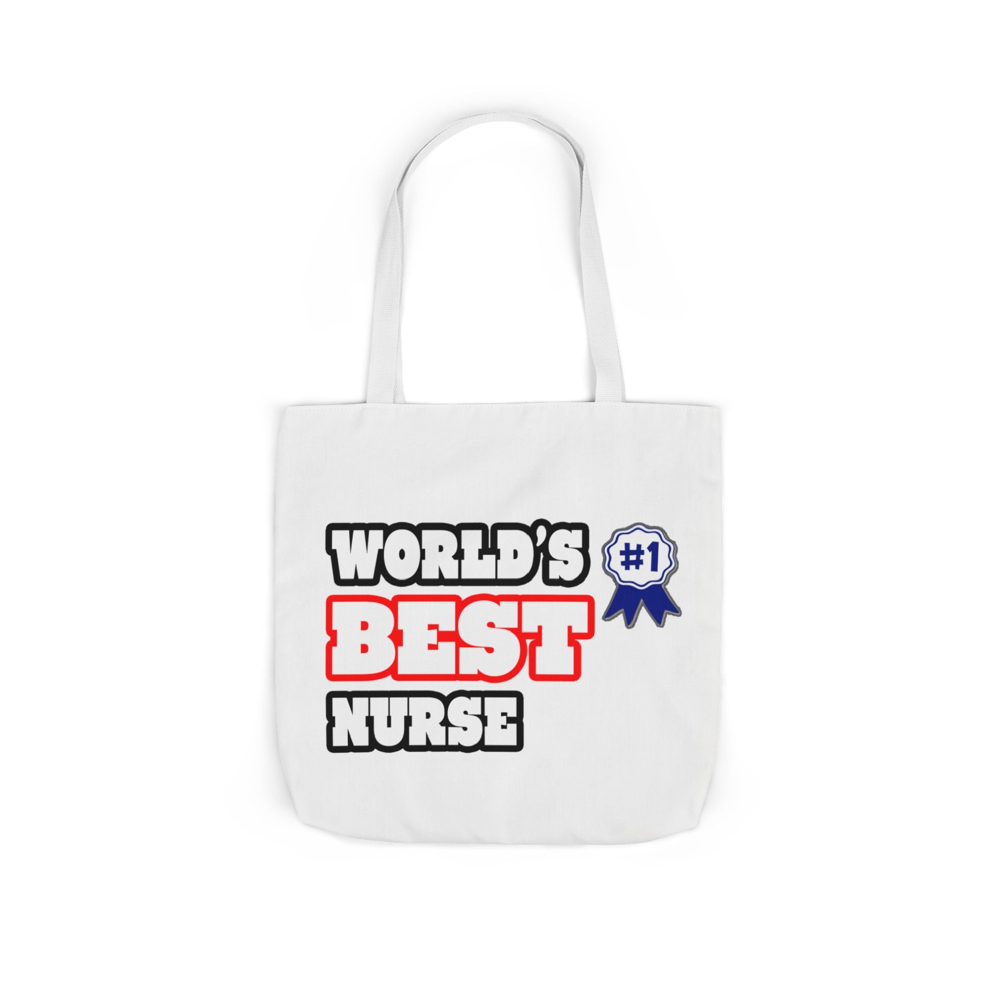 World's Best Nurse - Canvas Tote Bag, 5-Color Straps