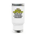 Nurse Anesthetist...Superior Intelligence - Stainless Steel Travel Mug with Handle, 14oz