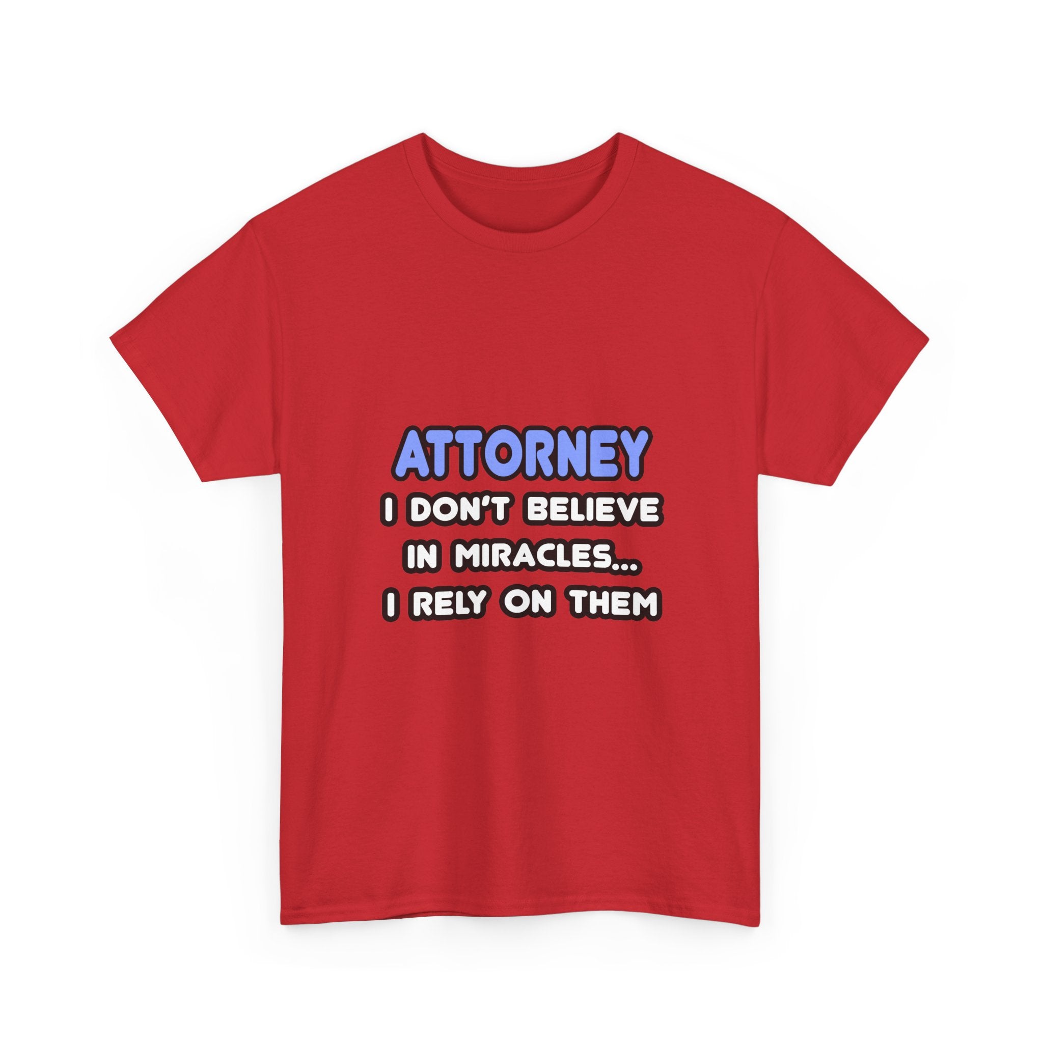 Miracles and Attorneys - Unisex Heavy Cotton Tee