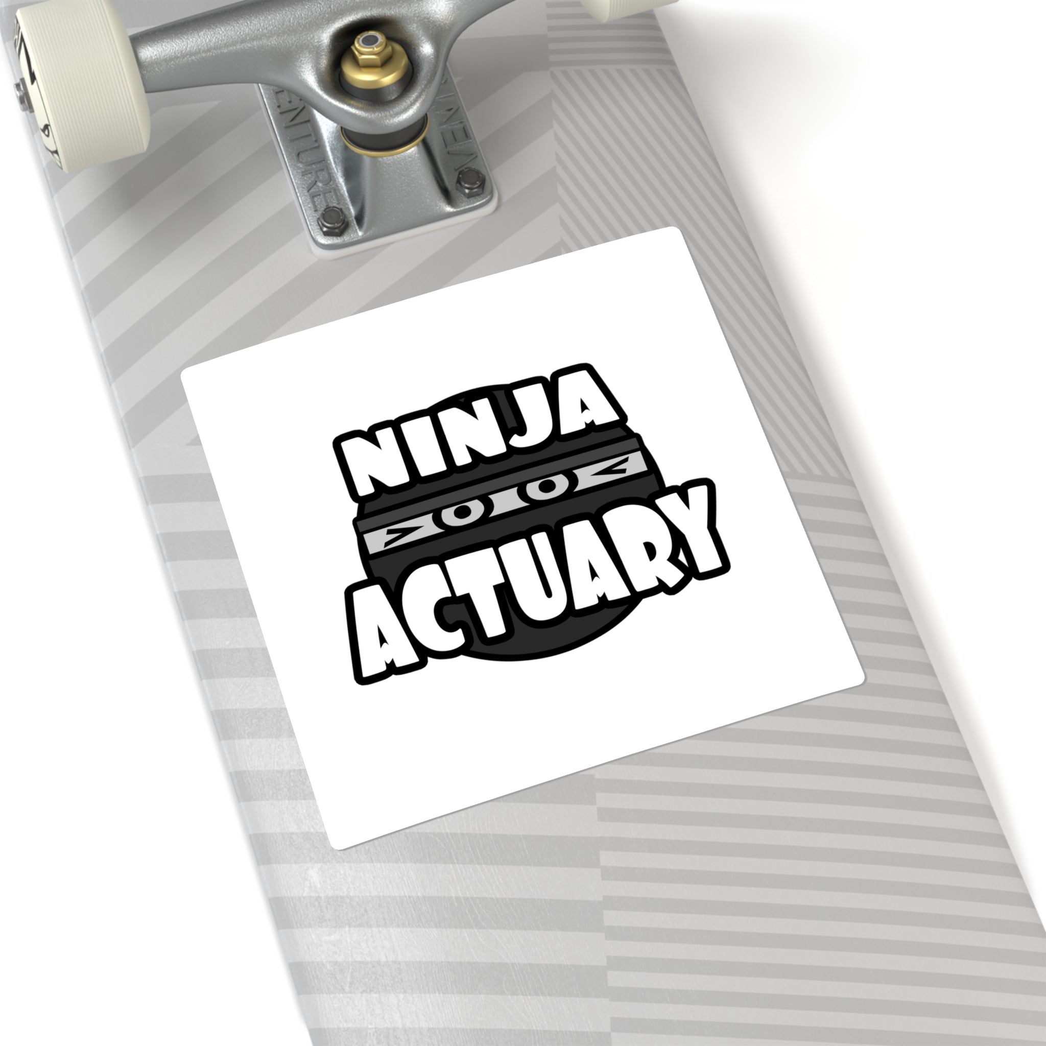 Ninja Actuary - Square Stickers