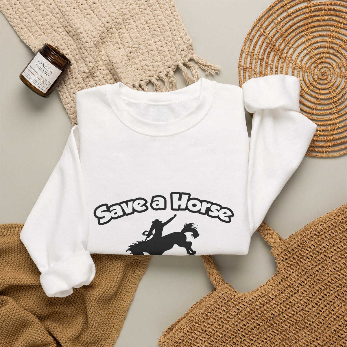 Save a Horse, Ride an Astronomer - Unisex Heavy Blend™ Crewneck Sweatshirt