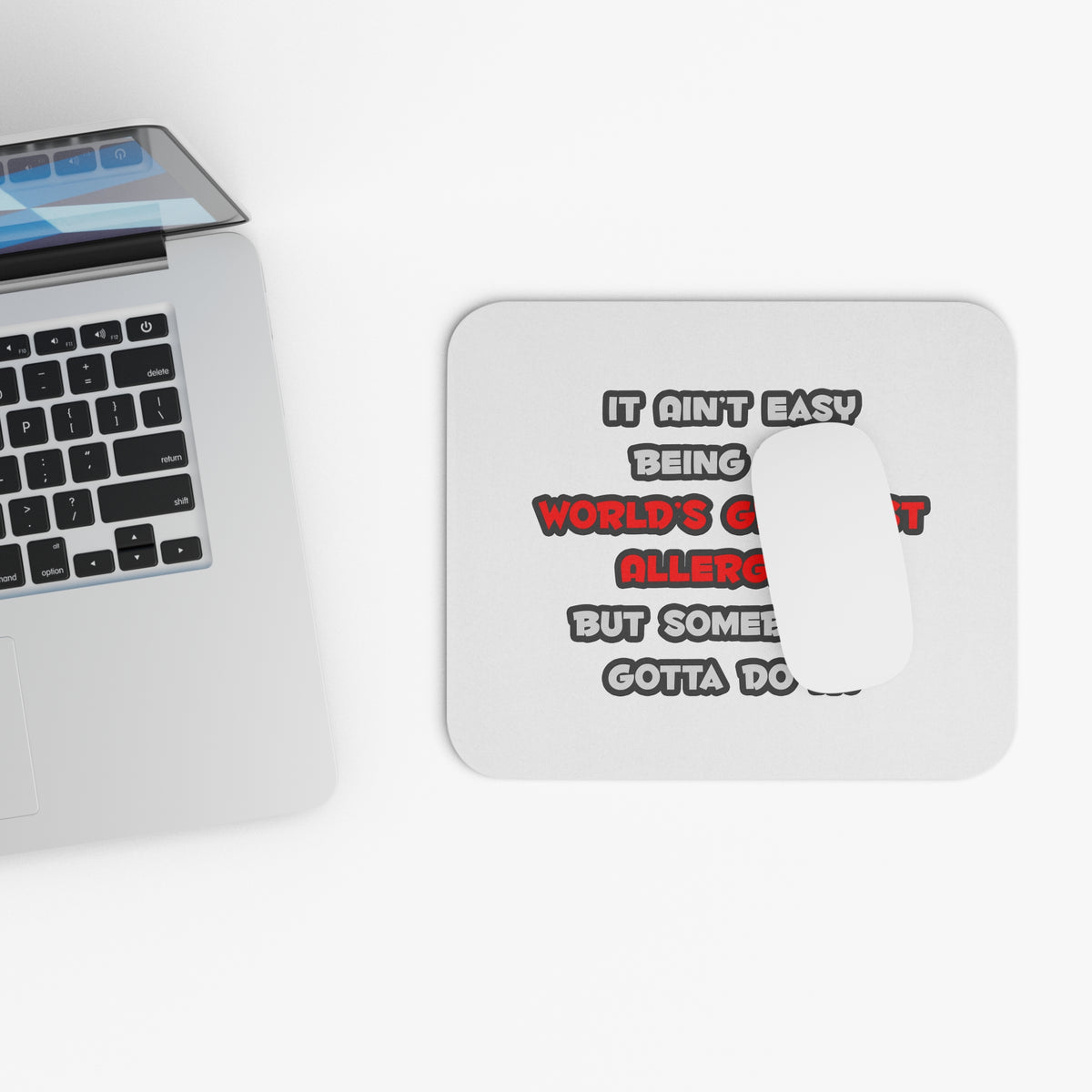 World's Greatest Allergist Joke - Mouse Pad (Rectangle)