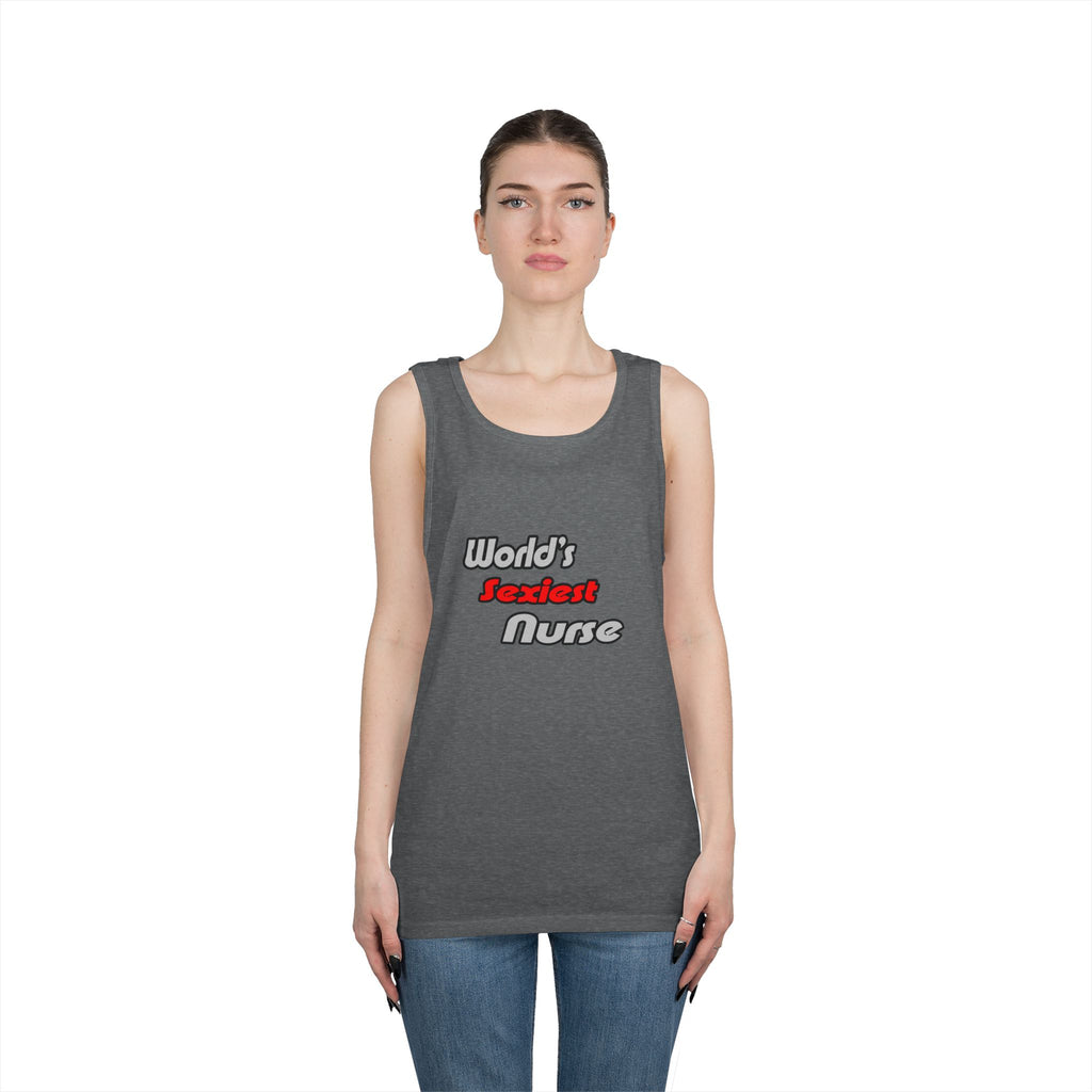 World's Sexiest Nurse - Unisex Heavy Cotton Tank Top