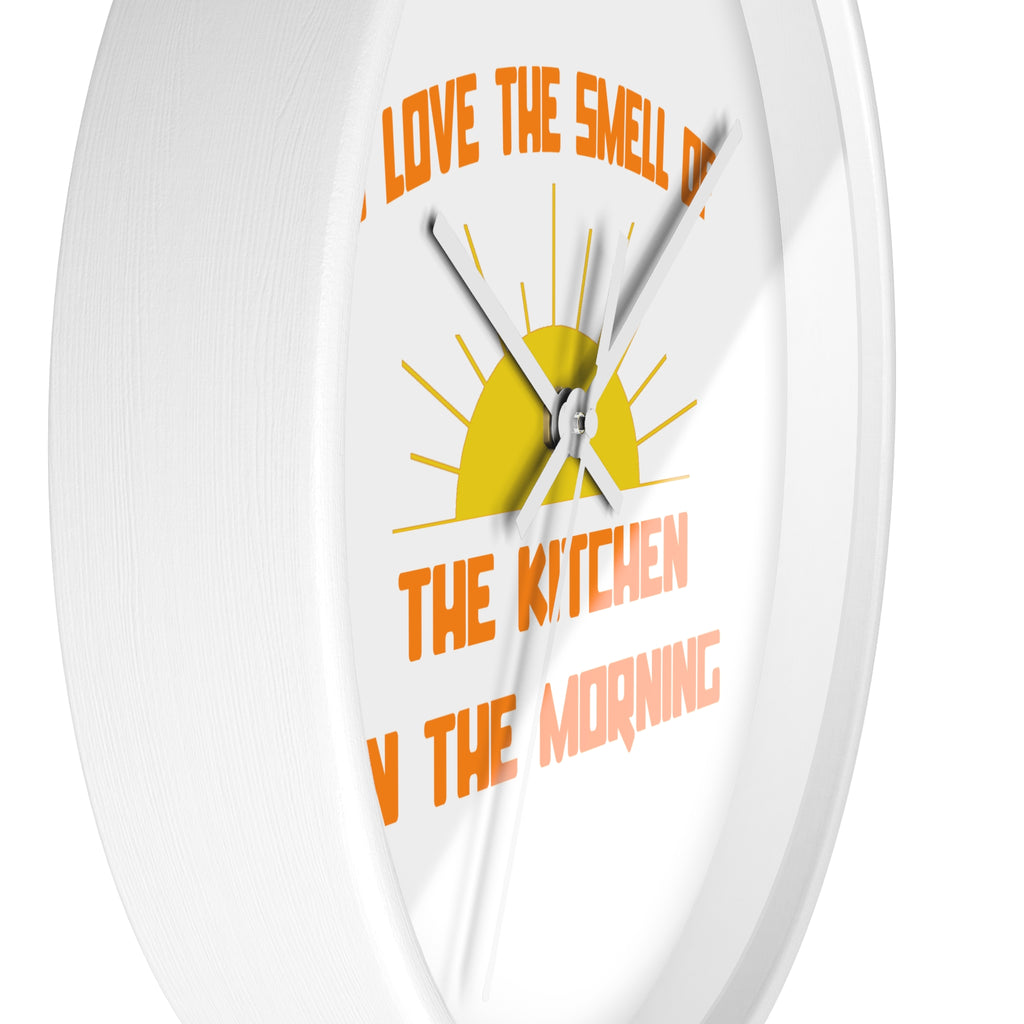 Smell of The Kitchen in the Morning - Wall Clock