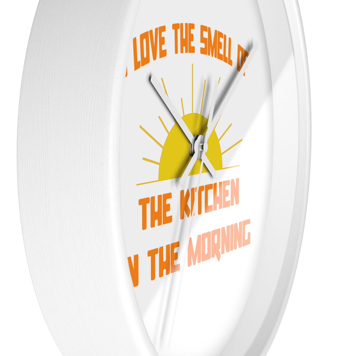 Smell of The Kitchen in the Morning - Wall Clock