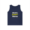 World's Funniest Nurse - Unisex Heavy Cotton Tank Top