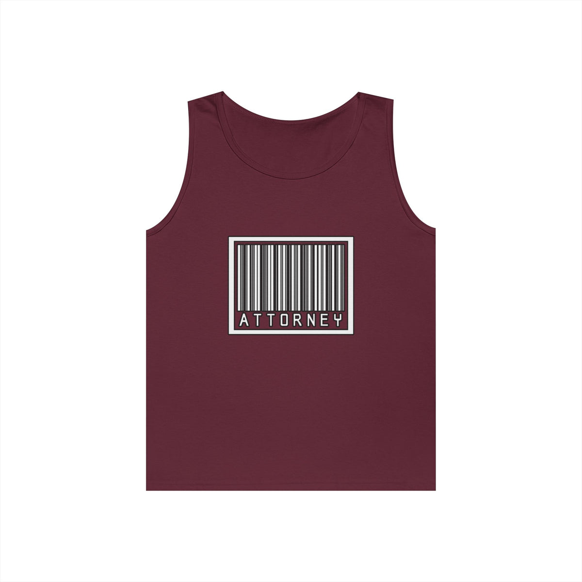 Barcode Attorney - Unisex Heavy Cotton Tank Top