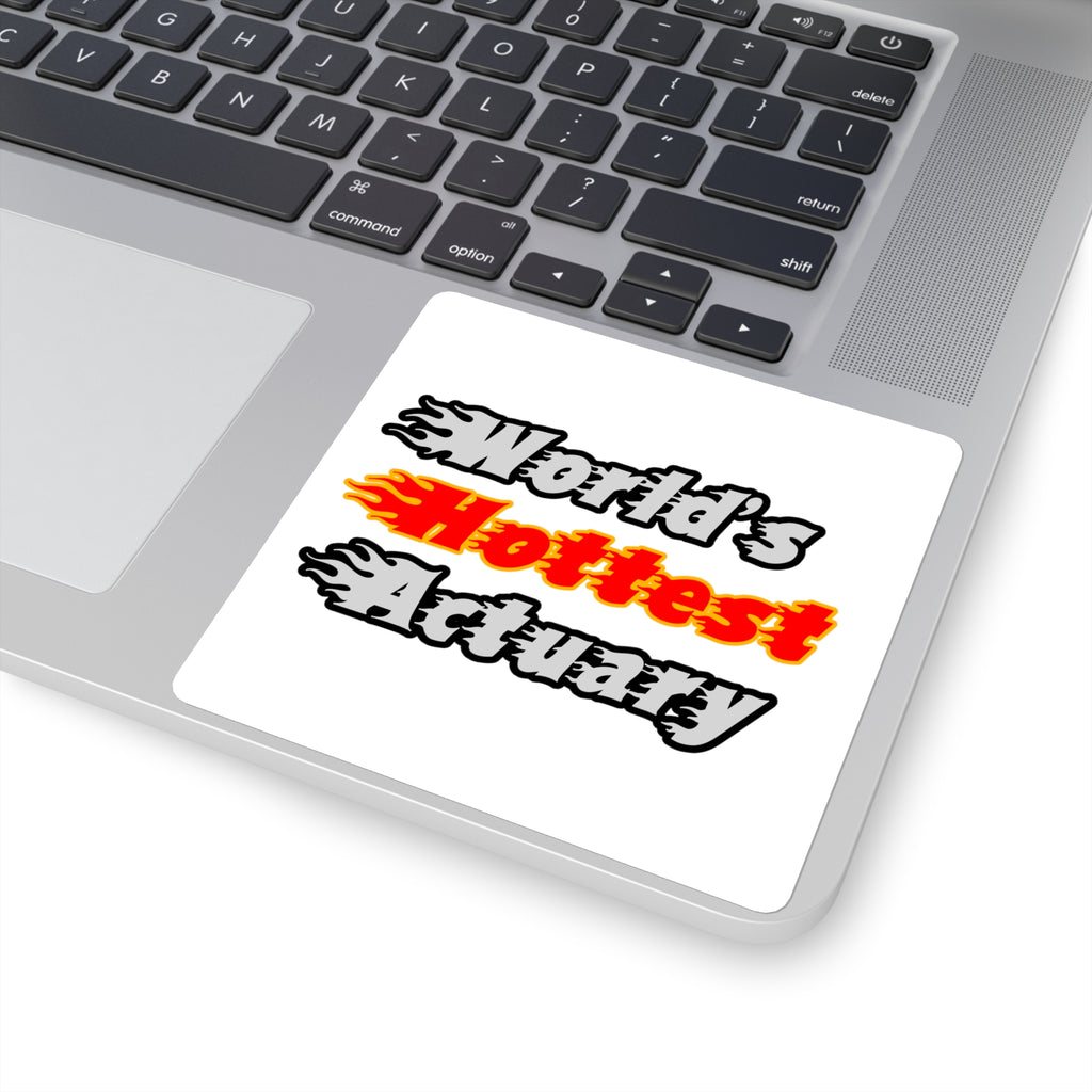 World's Hottest Actuary - Square Stickers